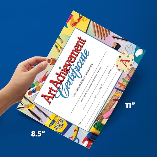 Flipside Products Art Achievement Certificates, Recognition, Award Students, Incentive, 8.5" x 11", 30 Pack - Image 5