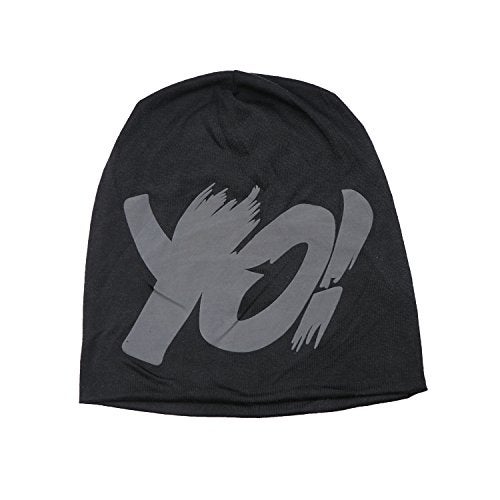 iSWEVEN Men's Beanies Cotton Slouchy Skull Summer Blended Free Size Black Beanie Cap for Men Women Boys (7011A-YO) - Image 3