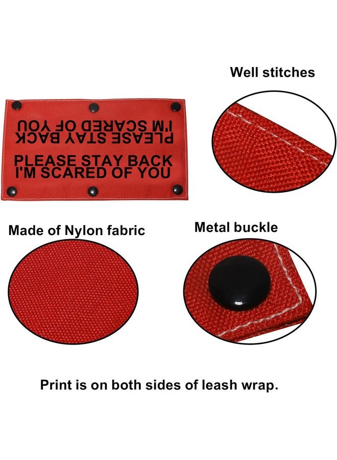 BLUPARK Funny Dog Leash Sleeve Please Stay Back I'm Scared of You Dog Leash Wrap Sleeve Pet Birthday Gift (I'm Scared of You-Sleeve) - Image 5