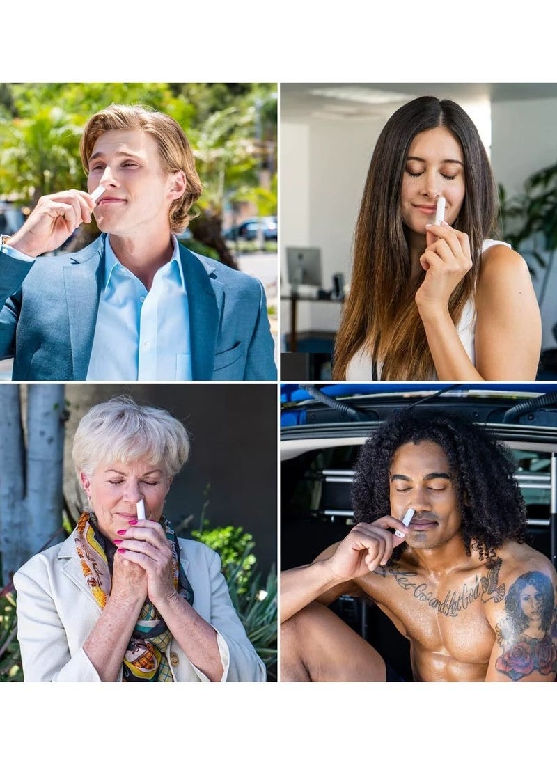 Boom Boom BoomBoom Nasal Stick (4 PCS) | Enhance Breathing + Boost Focus | Breathe Vapor Stick Provides Fresh Cooling Sensation | Aromatherapy Inhaler with Essential Oils + Menthol (Mint, Wintermint, Tropical,Lavender)  - Image 3