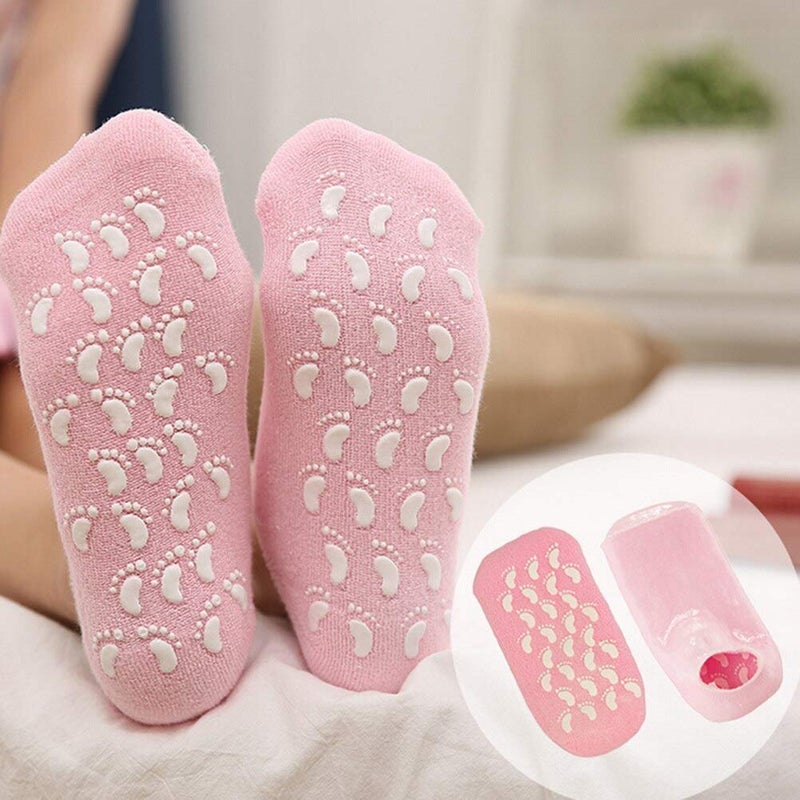 SKYUNION Moisturizing UltraSoft Socks with Spa Gel for Vitamin E and Oil Infused - Image 2
