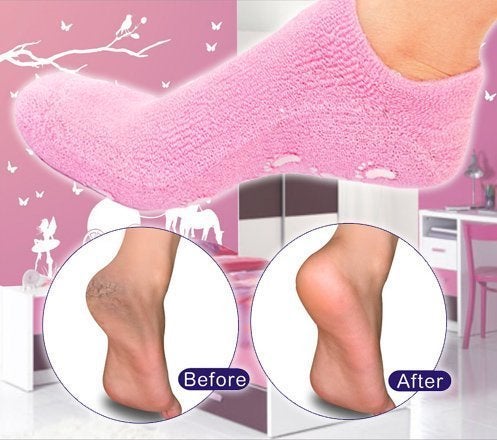 SKYUNION Moisturizing UltraSoft Socks with Spa Gel for Vitamin E and Oil Infused - Image 5