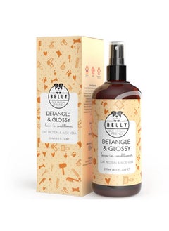 Belly Belly Dog Detangling Spray, 8.5 Fl Oz - A Natural Dog Leave in Conditioner Spray & Detangler Spray - Dog Conditioner for Matted Coats & Detangling Spray for Dogs with Oat Protein & Aloe Vera  - Image 1