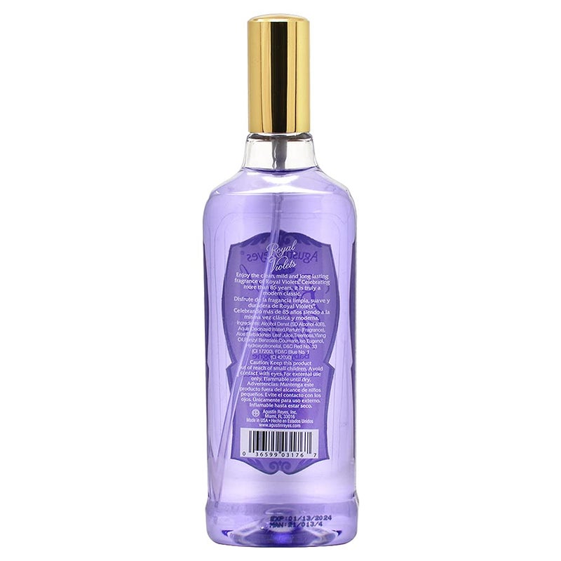 Royal Violets Baby Cologne with Aloe Vera for Baby Sensitive Skin, Relaxing Aroma, 7.6 Fl Oz Spray Plastic Bottle - Image 2