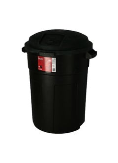 ACE Long Lasting Big Trash Can with Lid Black 32 gal 2894-AC BLA  - Image 3