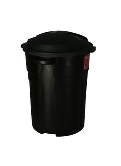 ACE Long Lasting Big Trash Can with Lid Black 32 gal 2894-AC BLA  - Image 5