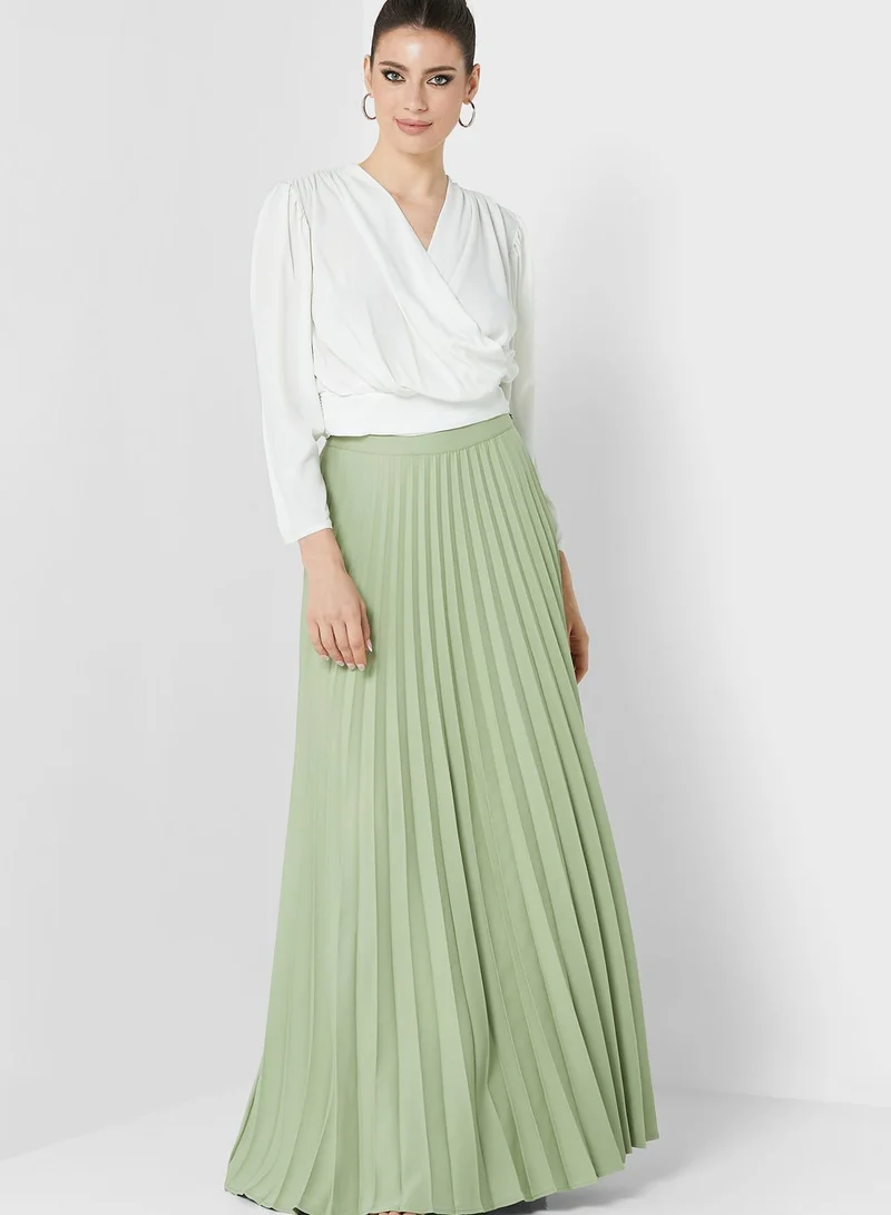 BERTY Plisse High Waist Skirt
