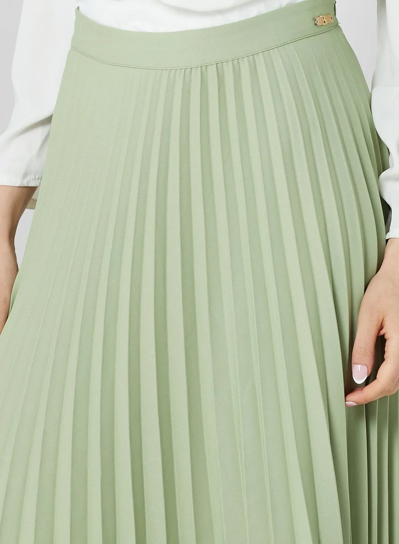 BERTY Plisse High Waist Skirt