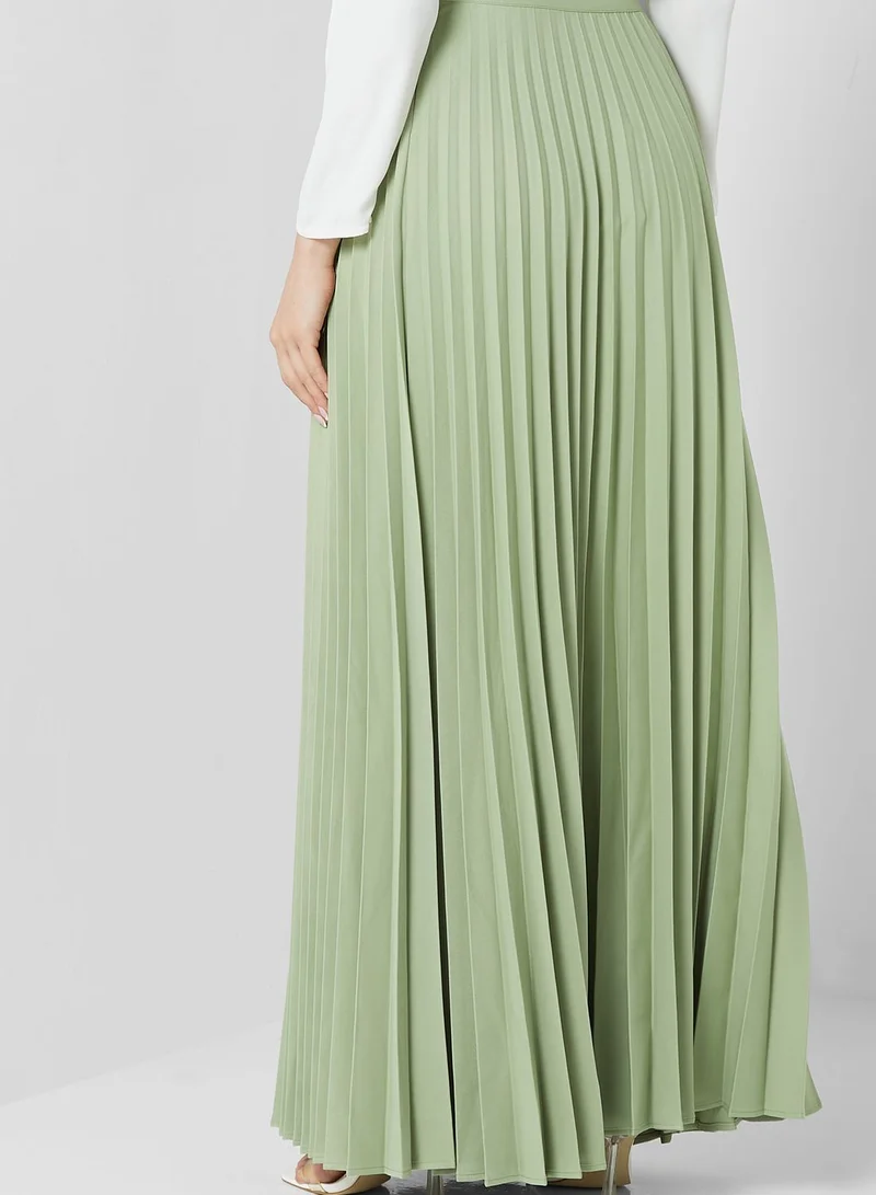 BERTY Plisse High Waist Skirt