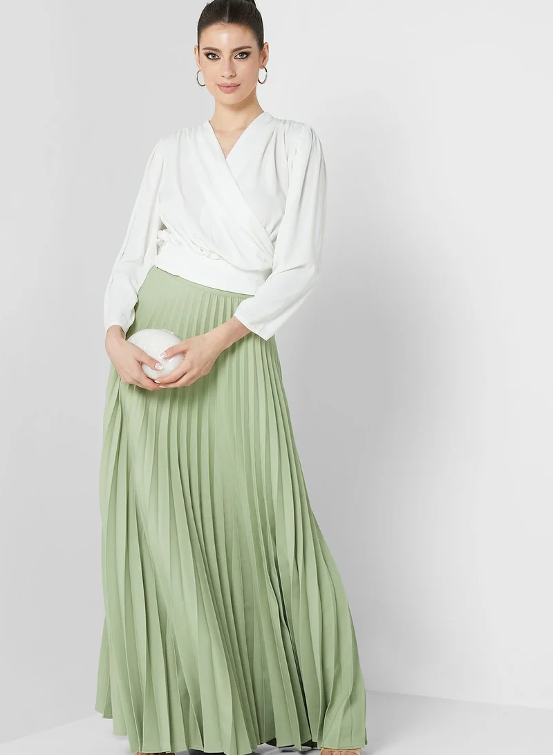 BERTY Plisse High Waist Skirt