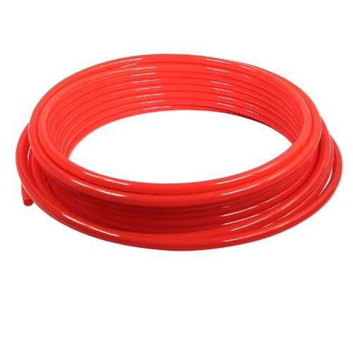 SUPPLYGIANT أنبوب PEX-A 1/2 بوصة × 100 قدم لفة، أنبوب غير حاجز للمياه الصالحة للشرب، أنبوب مياه مرن 1/2 بوصة للسباكة، أحمر - Image 1