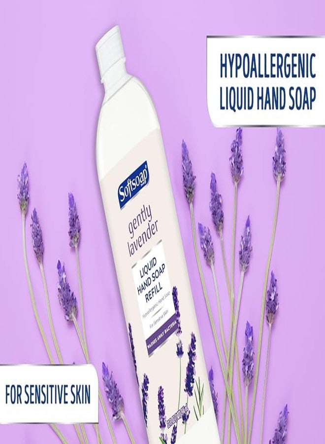 Softsoap Gently Lavender Liquid Hand Soap Refill for Sensitive Skin, 32 Fl Oz, Pack of 3 - Image 3