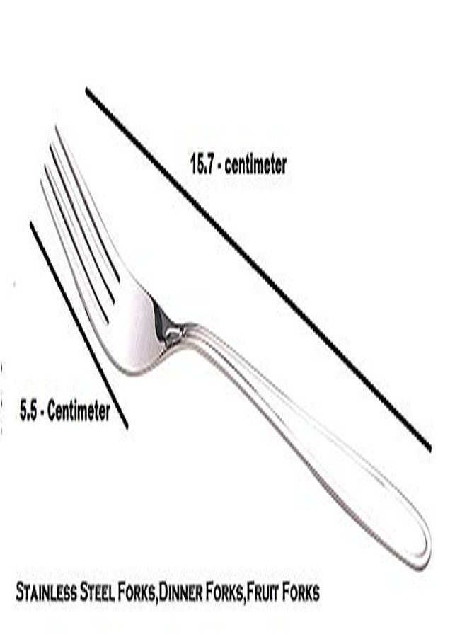 Bartan Star Stainless Steel Table Forks Set of 6 - Image 2