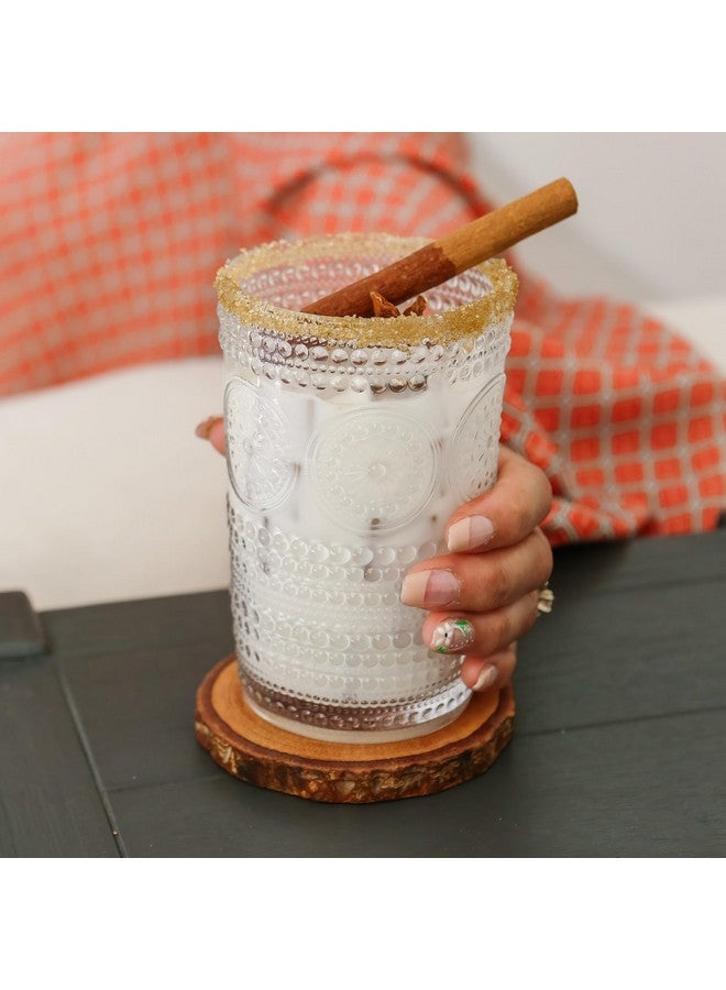 كايت آسبن طقم أكواب شرب شفافة مزخرفة بخرز من كيت أسبن، مكون من 6 قطع (13 أونصة)، طقم أكواب كوكتيل، أكواب عصير، أكواب ماء | هدية مثالية للمضيفات وهدايا لأصحاب المنازل الجدد - Image 2