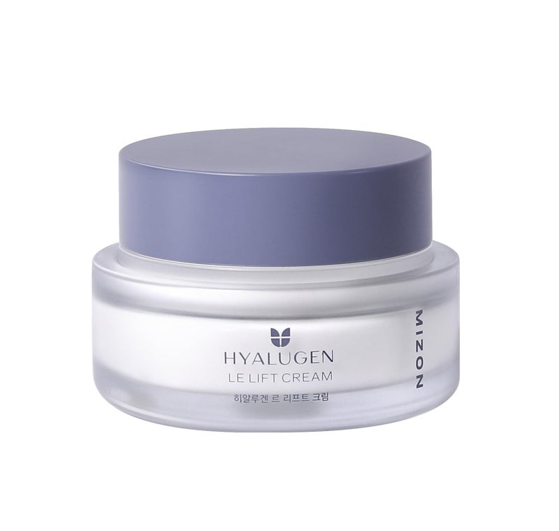 MIZON Hyalugen Le Lift Cream with Hyaluronic Acid and Marine Collagen Deep Hydration Total Care Youthful Skin Revitalizing Korean Skincare (1.69 oz) - Image 1
