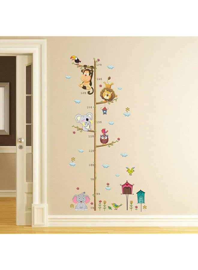 إيروريكس ملصق قياس حائط على شكل مخطط نمو للأطفال من الرسوم المتحركة لديكور غرفة الأطفال وديكور غرفة نوم الحضانة ورياض الأطفال - Image 2
