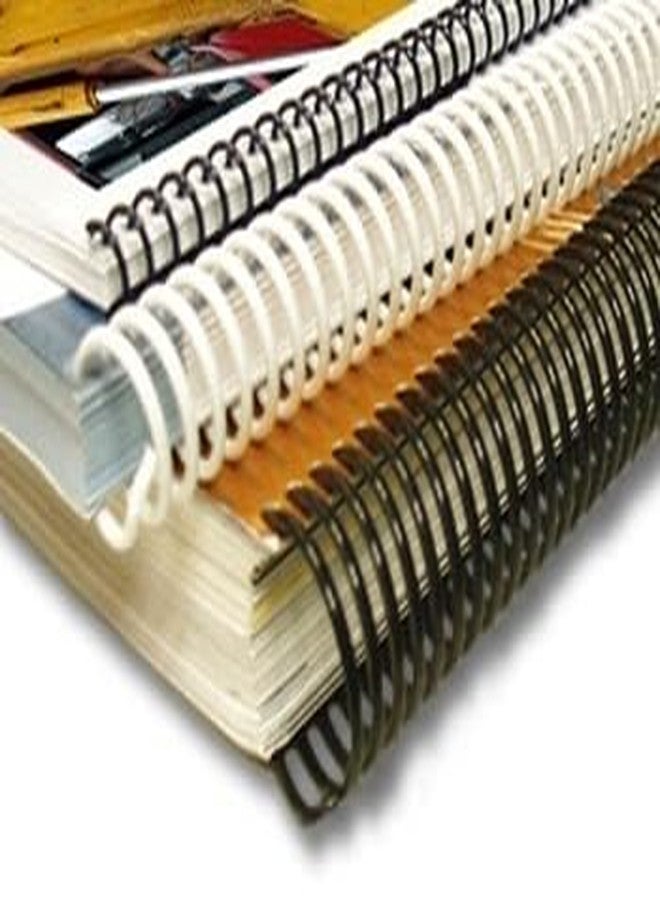 GMP PVC Spiral Rings for Book Binding, 8mm to 55mm, Set of Multiple Rings (Black, 10MM) - Image 4