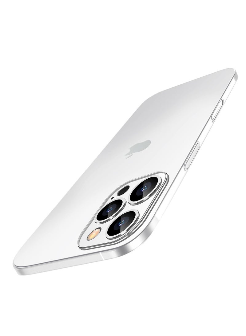 ELTRAZONE iPhone 16 Pro Max Slim Case | 0.2mm Paper-Thin Lightweight Case | Matte Finish PP Back Protection | Anti-Fingerprint & Anti-Yellowing | Compatible with iPhone 16 Pro Max 6.9 Inch - Transparent White - Image 1