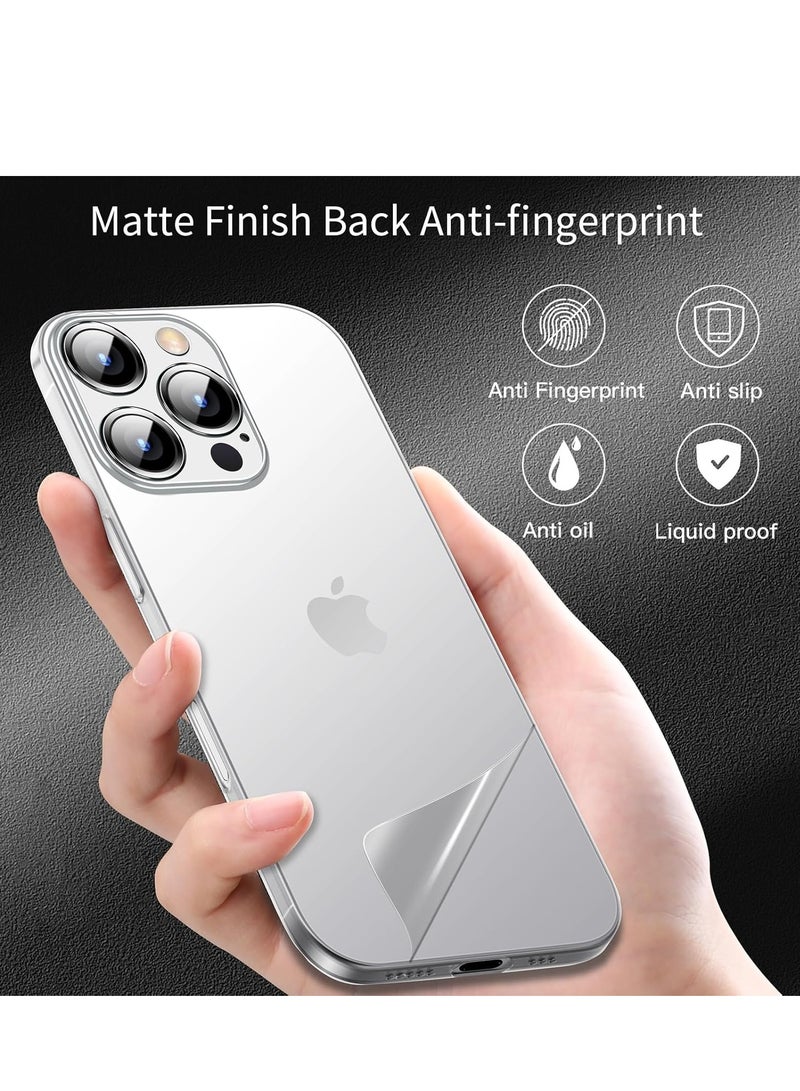 ELTRAZONE iPhone 16 Pro Max Slim Case | 0.2mm Paper-Thin Lightweight Case | Matte Finish PP Back Protection | Anti-Fingerprint & Anti-Yellowing | Compatible with iPhone 16 Pro Max 6.9 Inch - Transparent White - Image 5