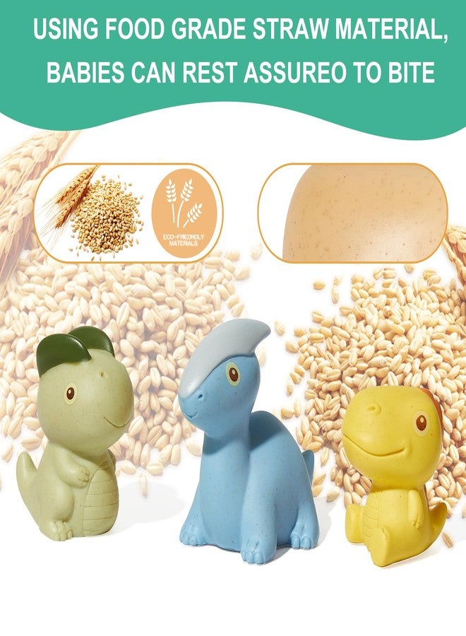 AMCHSURI Mold Free Bath Toys, Dinosaur 9 Pack |Cute, Not Hold Water Design | Soft, Squeezable & Float on Water | Safe Non-Toxic Easy-Grip Bath Toys Toddlers 2-4 | Great Baby Bathtub Pool Water Toys - Image 5