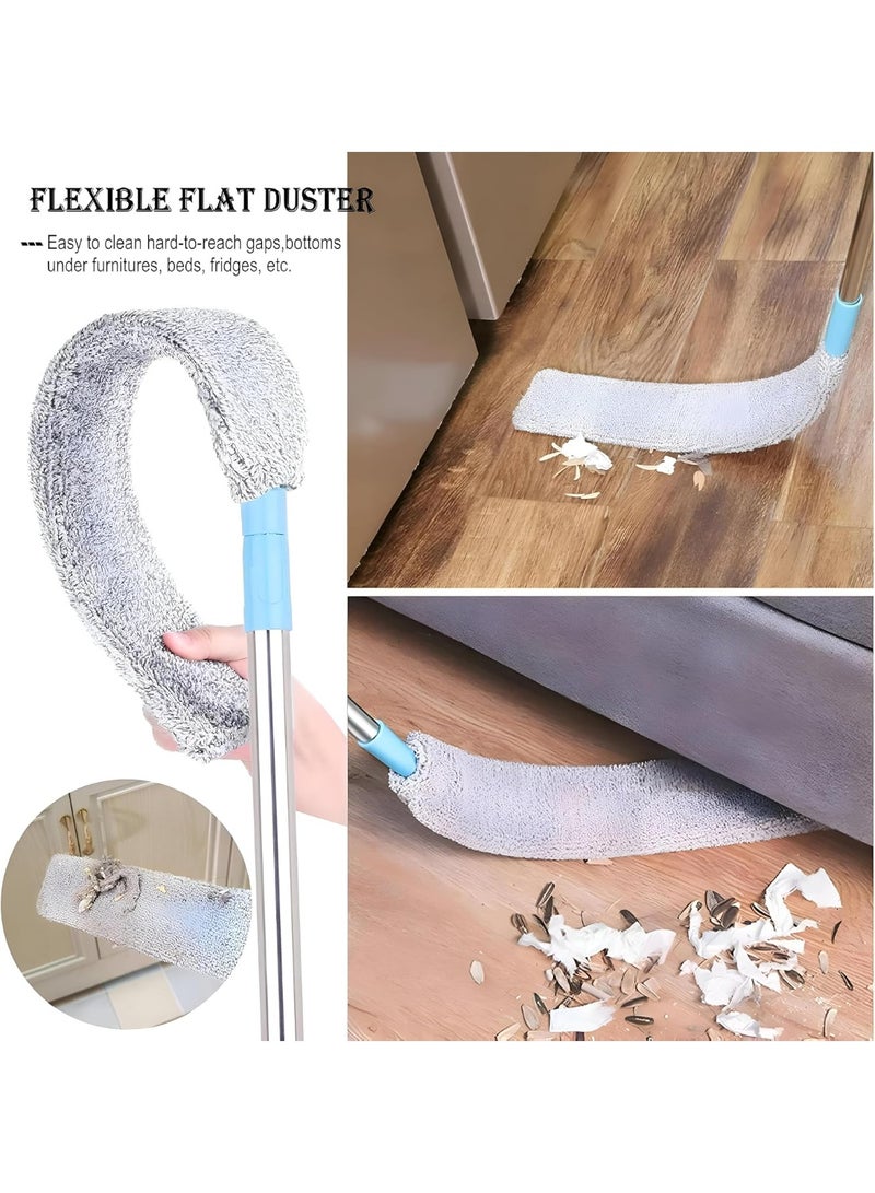 Versatile flexible mop that bends easily to reach tight spaces under furniture for effortless home cleaning. - Image 3