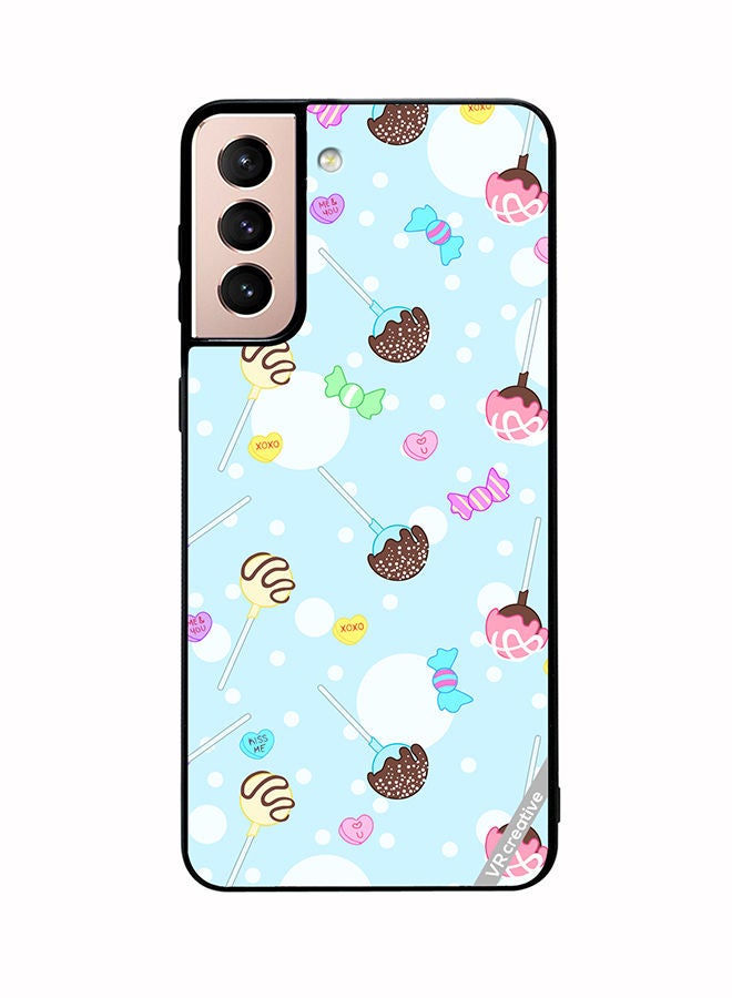 VR CREATIVE Protective Case Cover For Samsung Galaxy S21 Plus 5G Mix Pattern Design Multicolour - Image 1