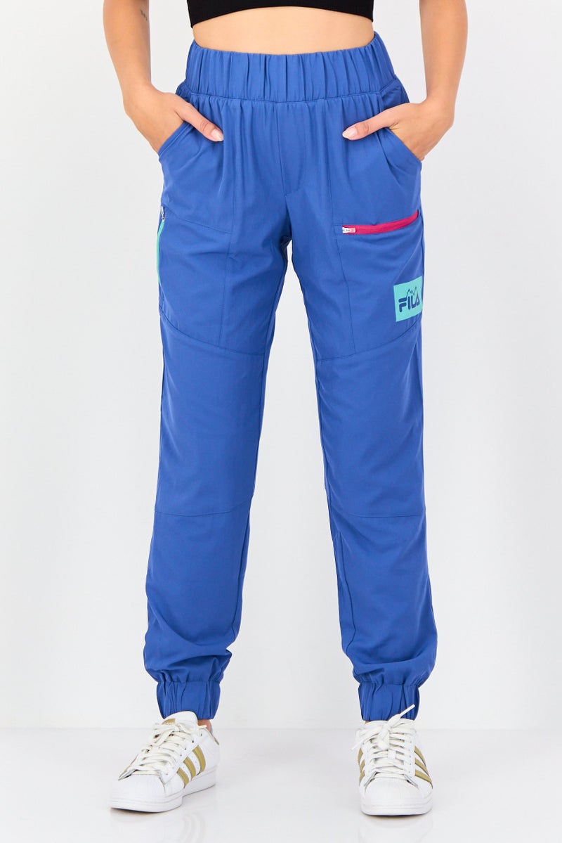 FILA Women Sportswear Fit Training Track Pants, Slate Blue - Image 1