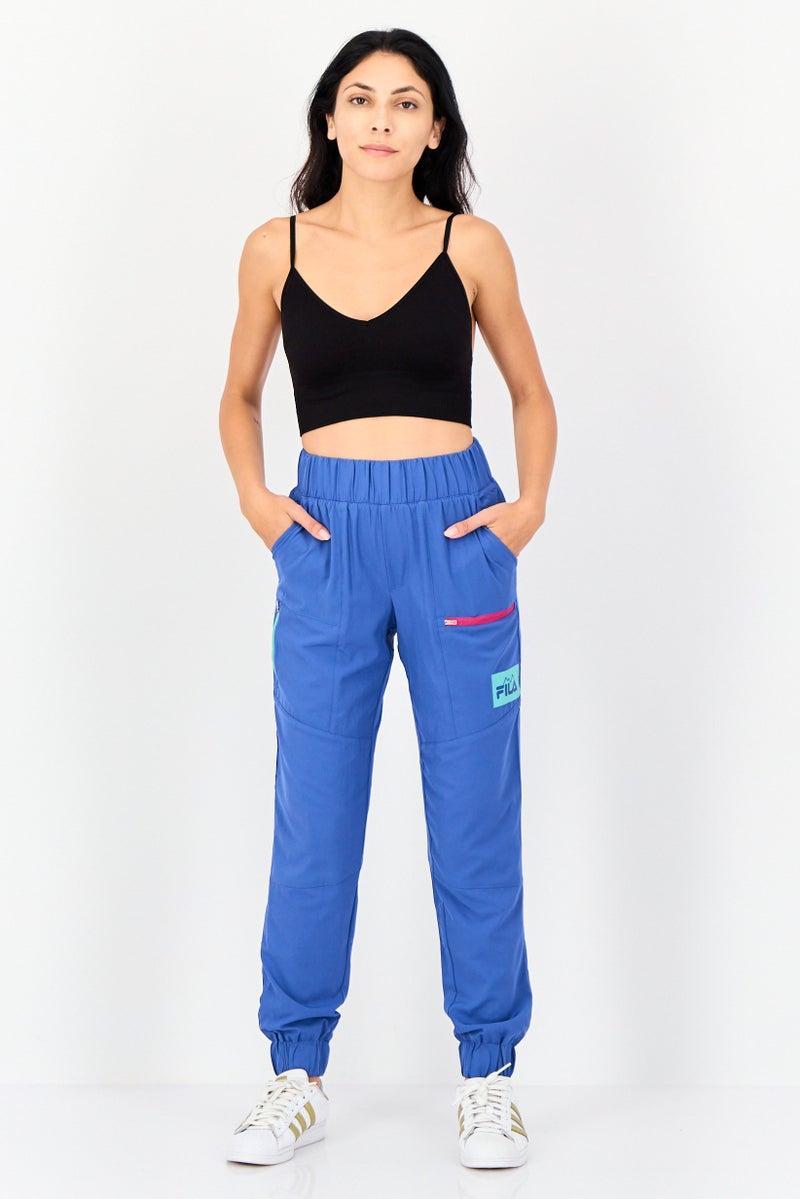 FILA Women Sportswear Fit Training Track Pants, Slate Blue - Image 4