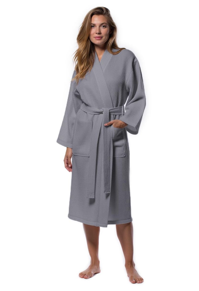 Turquaz Robes For Women Lightweight Unisex Waffle Kimono Bathrobe Mothers day Gifts - Image 1