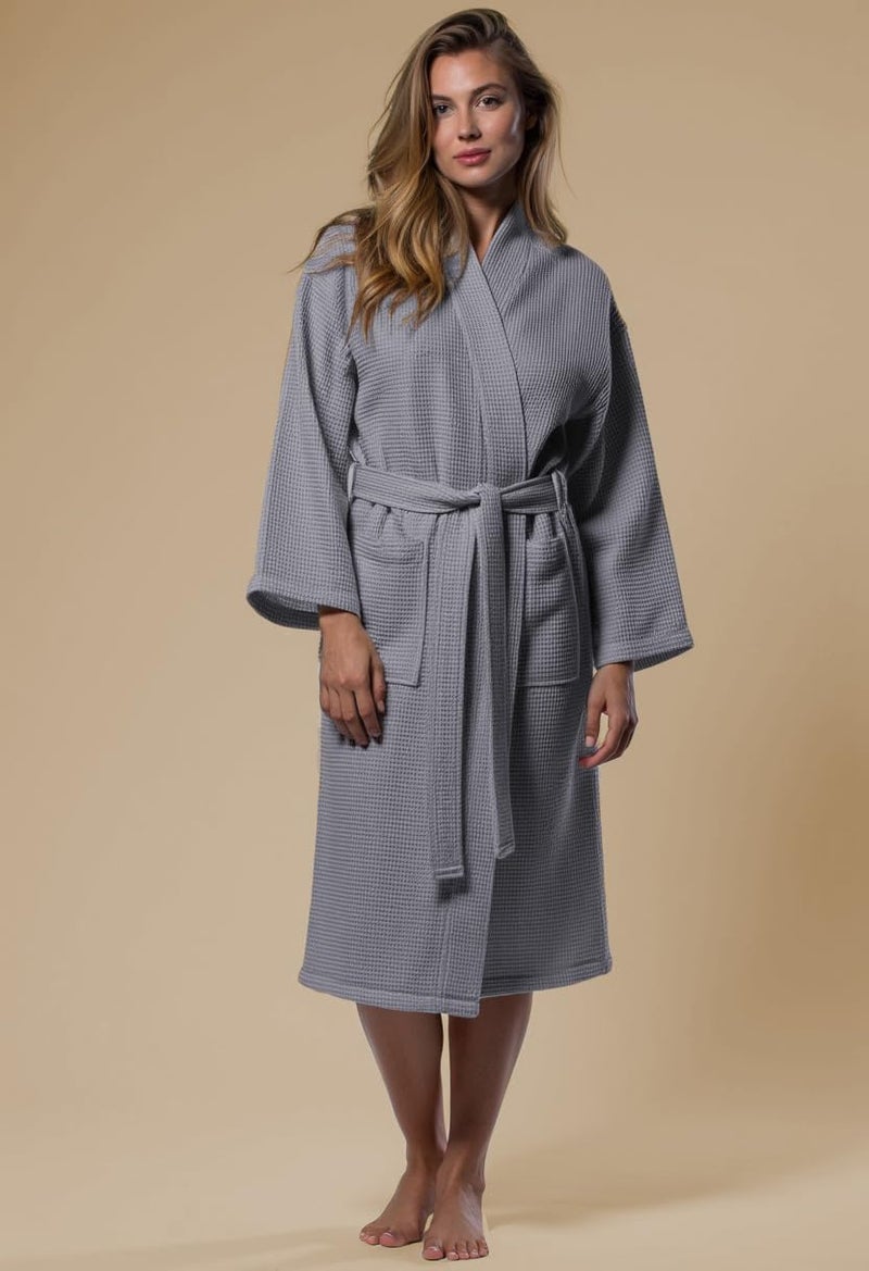 Turquaz Robes For Women Lightweight Unisex Waffle Kimono Bathrobe Mothers day Gifts - Image 2