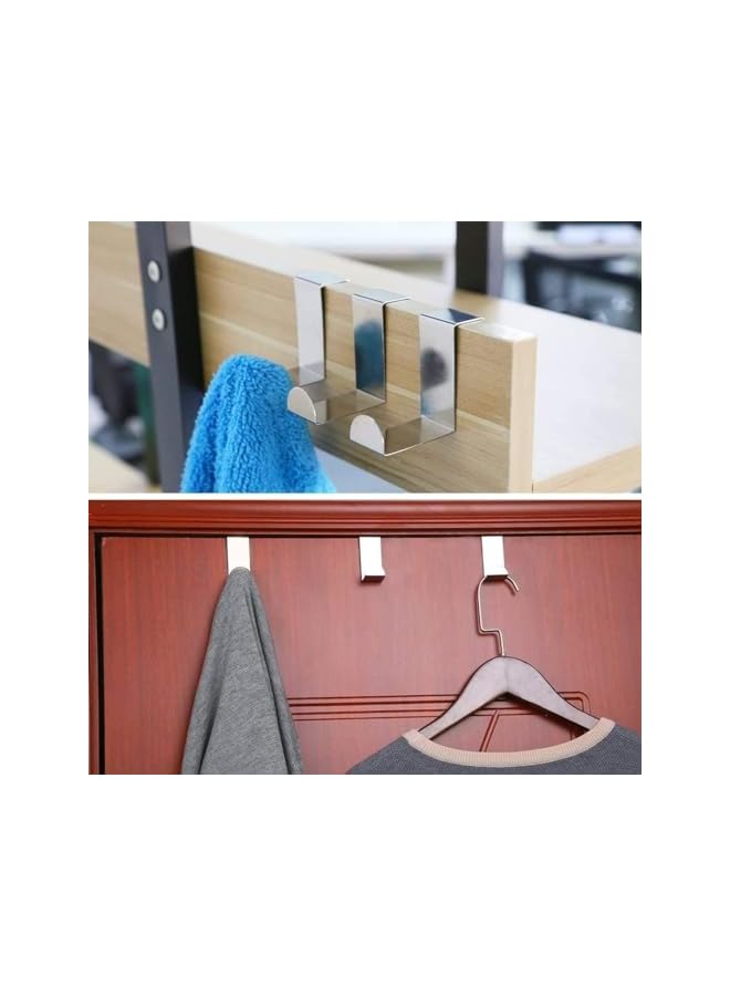 PROMASS promass Door Hooks,Bathroom Hooks,Towel Door Hooks,Bedroom Coat Hooks,Kitchen Storage Hooks,Help Keep the Room Tidy and Save Space(4 PCS)  - Image 5