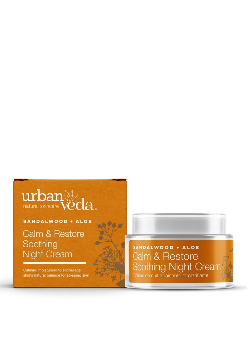 urban Veda Urban Veda Soothing Aloe Vera Clarifying Night Cream Calm & Restore 50ml