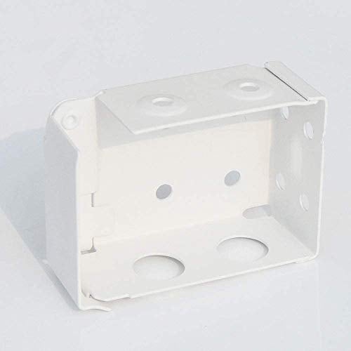 APUXON 4pcs Box Mounting Bracket 2 Set for Low Profile Blinds 2inch White Color Window Blinds Headrail Bracket (2, 2inch Low Profile) - Image 5