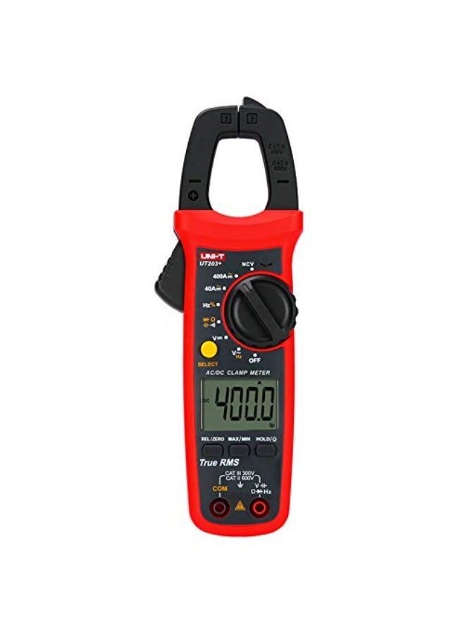 يوني تي مقياس كلامب رقمي UNI-T UT203+ 400A 600V تيار متردد ومستمر، RMS حقيقي - Image 1