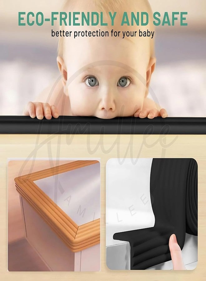 Amillee Baby Proofing Flat Edge Protector - 2 Meter Safety Strip, Furniture Adjustable Dense Edge Guard for Kids Safety, High Shock Absorbent Edges Protector, Baby Safety Products (Yellow) - Image 3