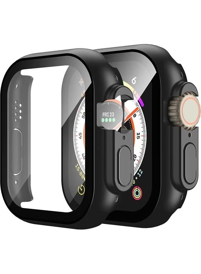 Apple Watch Ultra 2 / Ultra 49mm case with Tempered Film Screen Protector, Full Protective Hard PC Bumper Touch Sensitive HD Screen Cover - Image 1