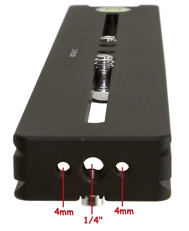 Desmond DLR-2502B Desmond 250mm Double Macro Rail Arca-Swiss Compatible with Bubble Level - Image 4