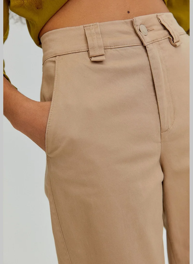 PULL&BEAR Wide-leg chino trousers