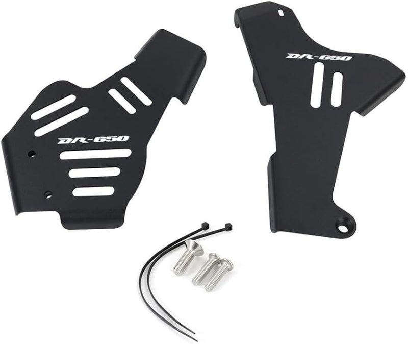 Black Aluminum Front Sprocket Chain Guard Cover Compatible with DR650 DR 650 1996 2022 - Image 2