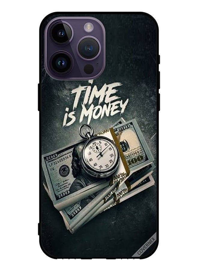 Covernex Protective Case Cover For Apple iPhone 14 Pro Max Time Is Money - Image 1