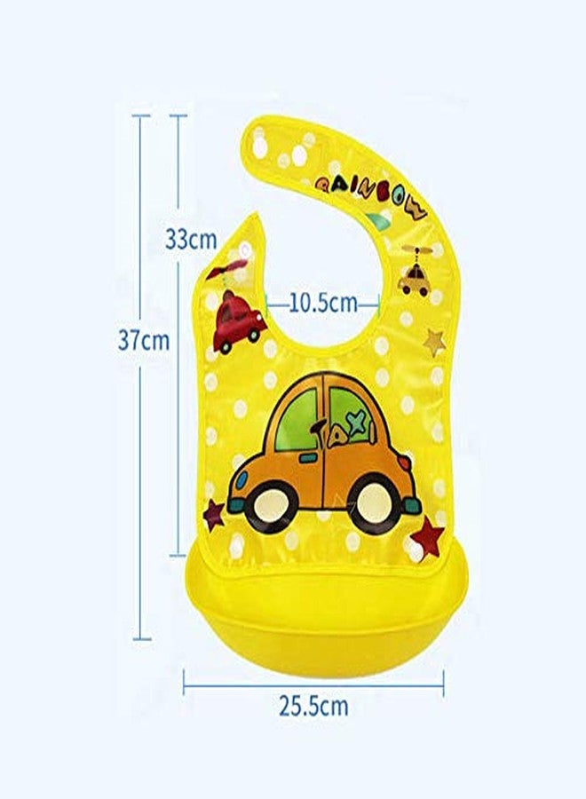 Uber World Silicon Baby Bibs for baby feeding time,Detachable Cup, Pack of 1 - Image 2