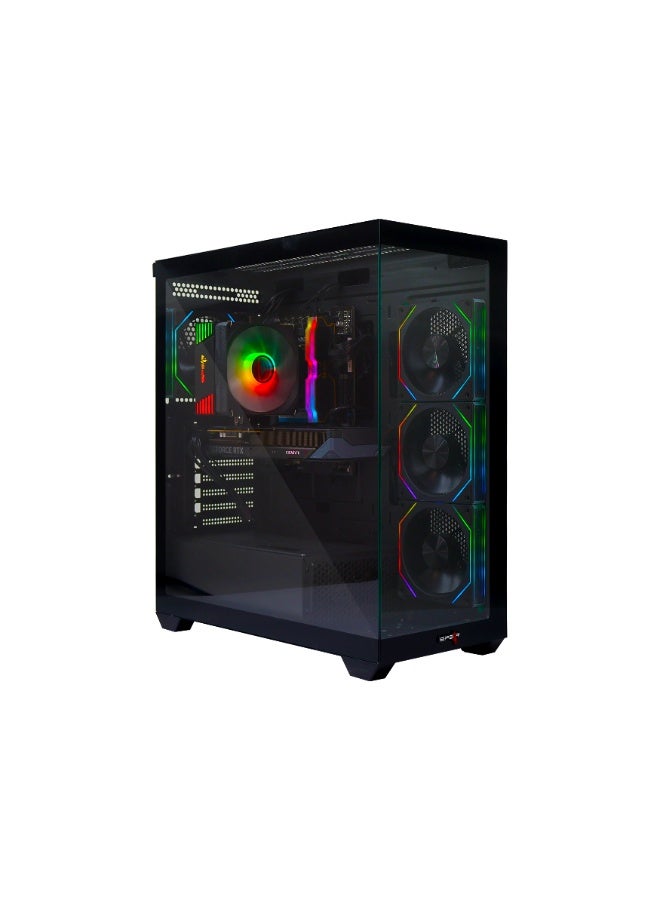 Spear Pc Gaming PC With Intel i5-14400F Processor/32GB RAM DDR5/1TB SSD/8GB Nvidia GeForce RTX 5060 Graphics/Windows 11 Pro/ Black - Image 1