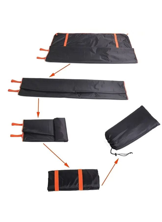 Black All Season Insulated Camping Mat Portable Foldable Picnic Beach Blanket - Image 3