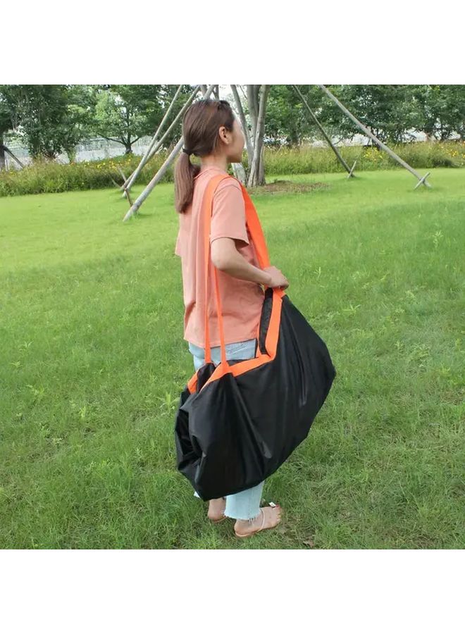 Black All Season Insulated Camping Mat Portable Foldable Picnic Beach Blanket - Image 4