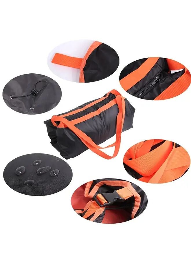 Black All Season Insulated Camping Mat Portable Foldable Picnic Beach Blanket - Image 2