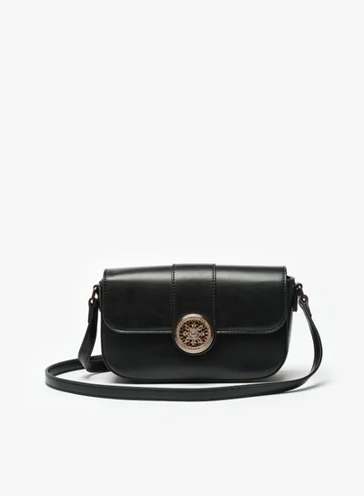 Flora Bella By Shoexpress Womens Solid Crossbody Bag with Adjustable Strap By Shoexpress