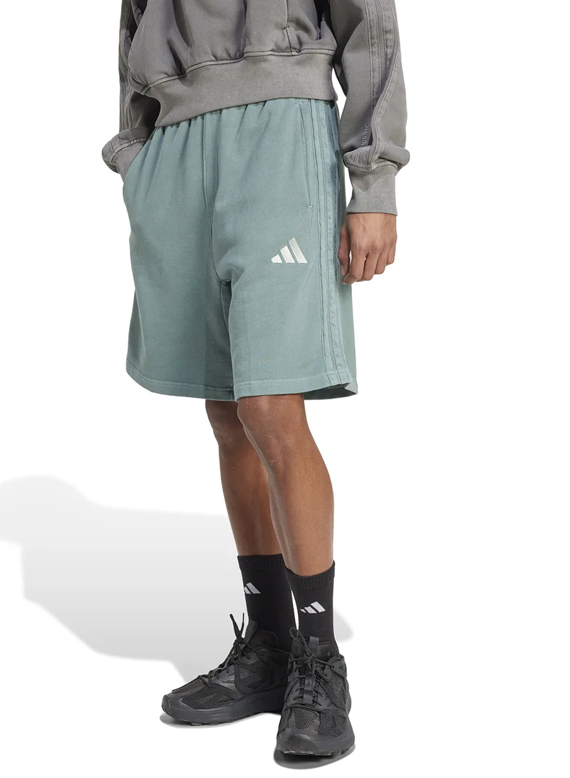adidas All Szn French Terry Washed 8 Inch Shorts