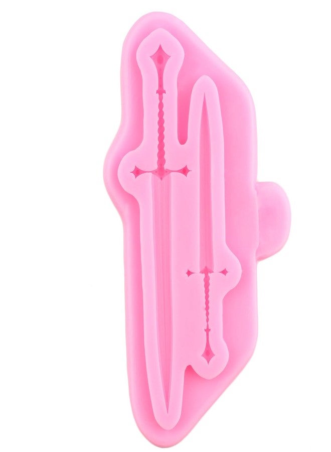 Mujiang Sword Silicone Molds Knife Axe Fondant Molds For Cake Decorating Chocolate Gum Paste Candy Polymer Clay Set Of 3 - Image 3