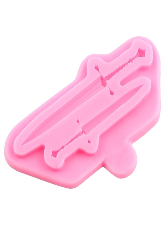 Mujiang Sword Silicone Molds Knife Axe Fondant Molds For Cake Decorating Chocolate Gum Paste Candy Polymer Clay Set Of 3 - Image 5
