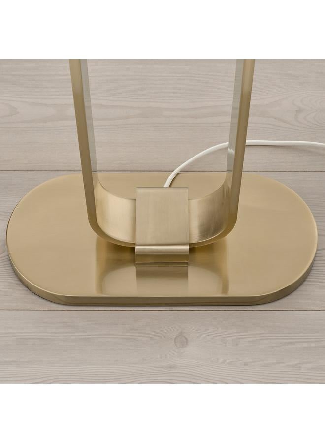 زبون مصباح أرضي مطلي بالنحاس/أبيض، 150 سم - Image 2